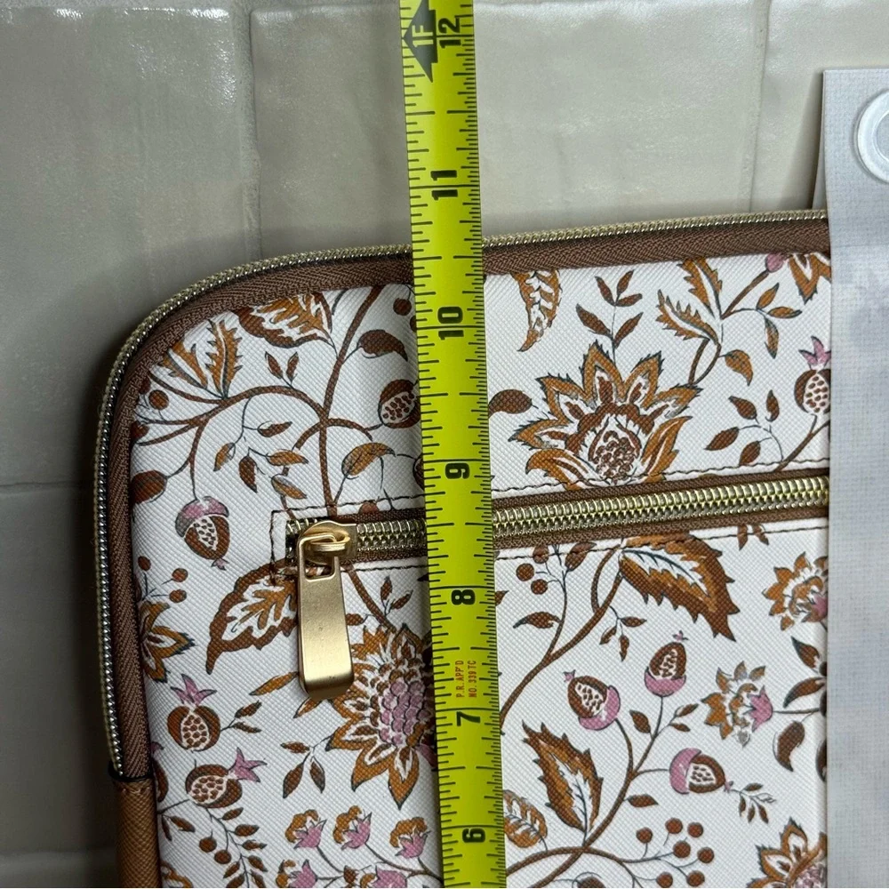 Envogue 15-inch Floral Pattern Durable Water-Resistant Laptop Sleeve